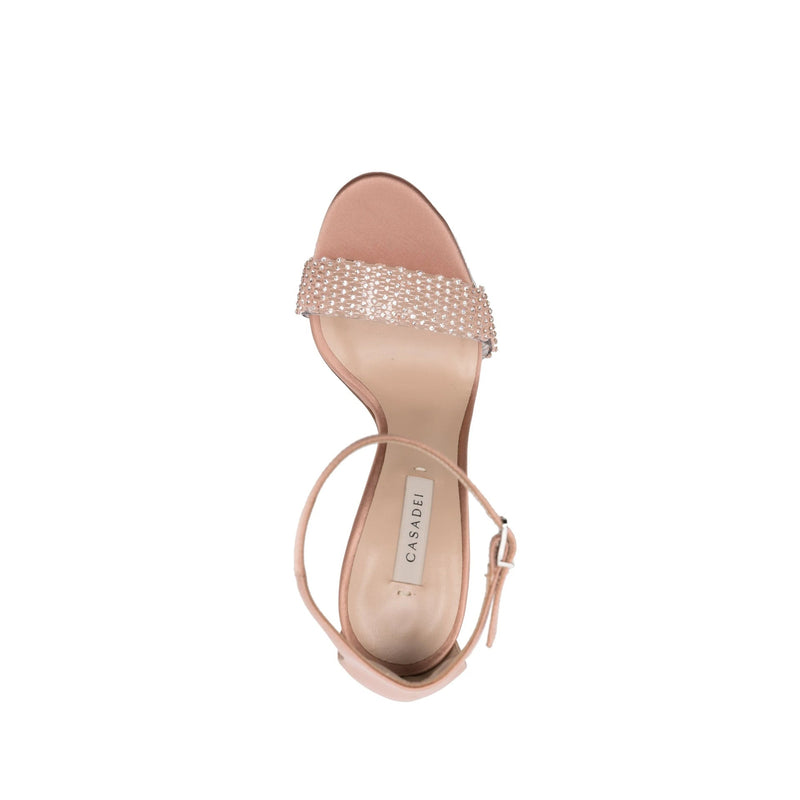 Sandales - Casadei 100Mm Blade Twenties Satin - Nude