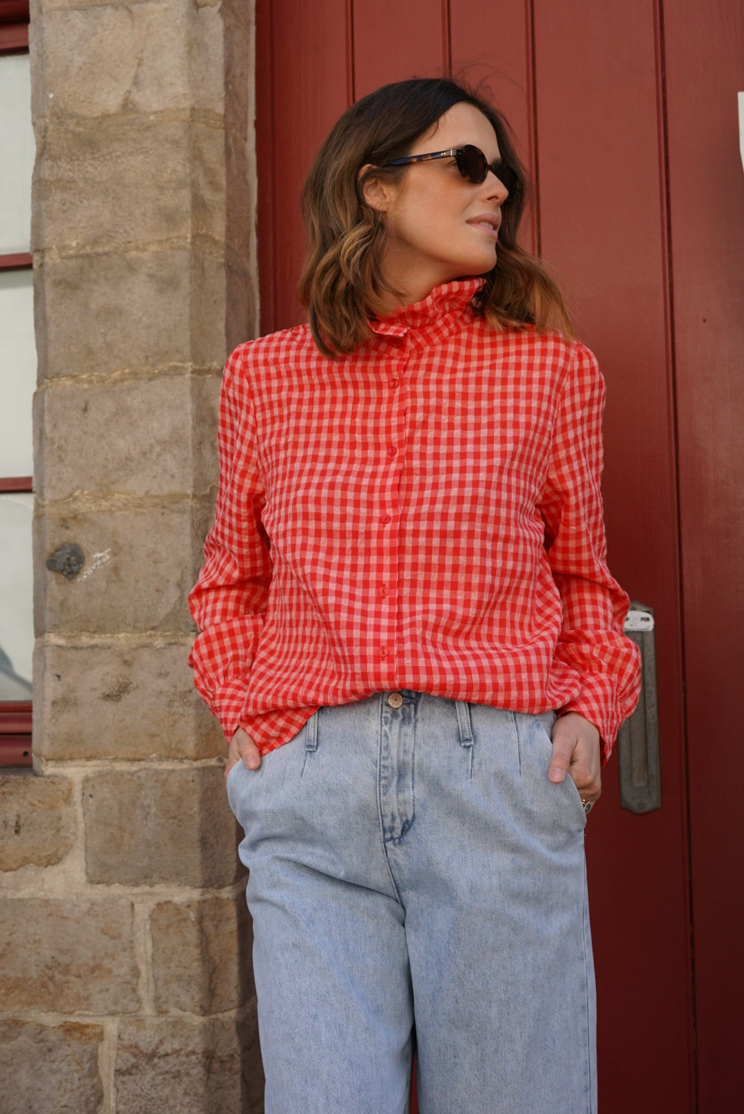 Jules Light Denim Wide Jeans