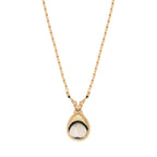 Collar De Cadena Con Colgante Fujita - Blanco