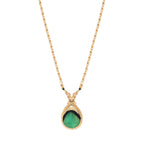 Collar Cadena con Colgante Fujita - Verde