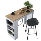 Tables De Cuisine Ja103 - Noyer / Blanc