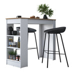 Tables De Cuisine Ja103 - Noyer / Blanc