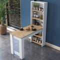 Tables De Cuisine Ja102 - Noyer / Blanc