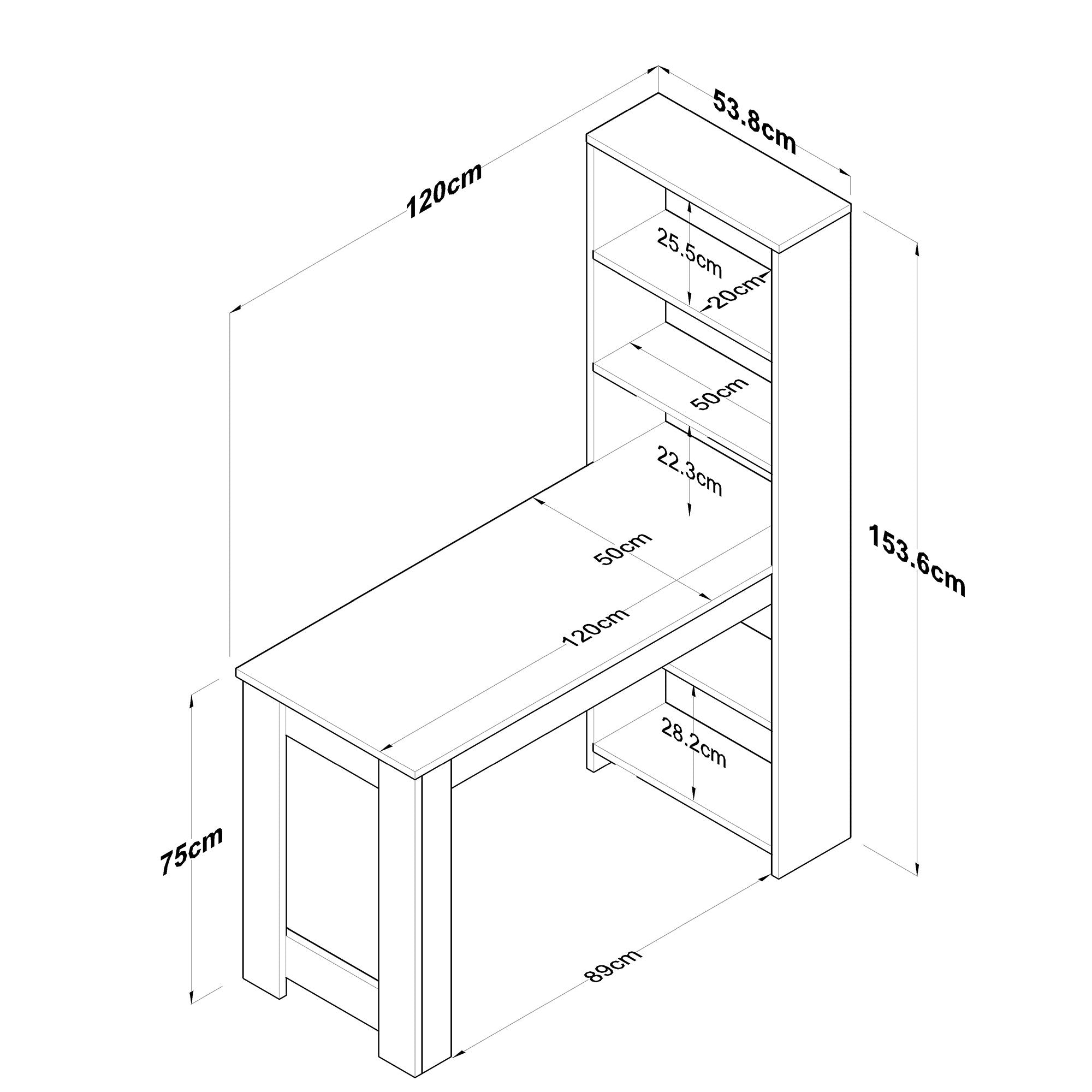 Tables De Cuisine Ja102 - Noyer / Blanc