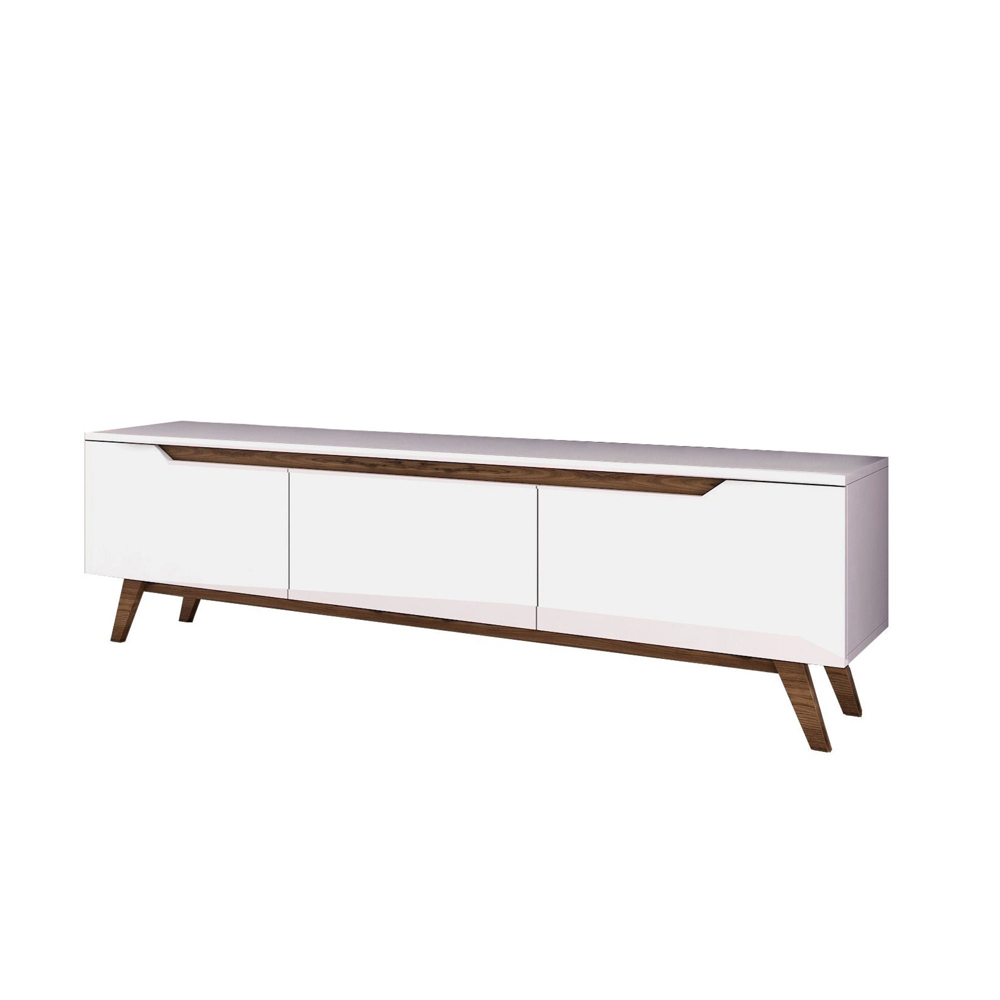 Meubles Tv D1 - Blanc / Noyer
