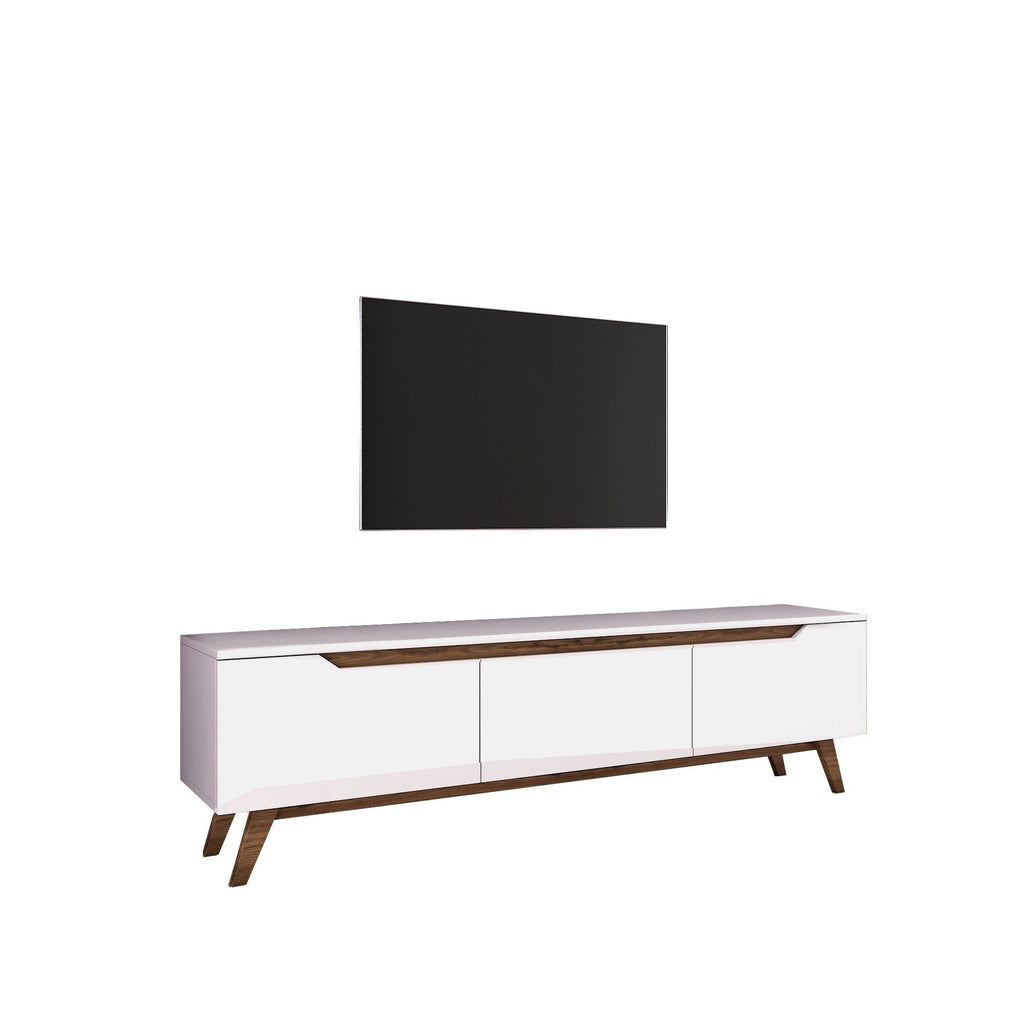 Meubles Tv D1 - Blanc / Noyer