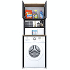 Meubles Lave-Linge Kd101 - Noyer / Anthracite