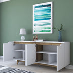 Consoles Gd102 - Blanc / Noyer