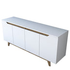 Consoles Gd102 - Blanc / Noyer