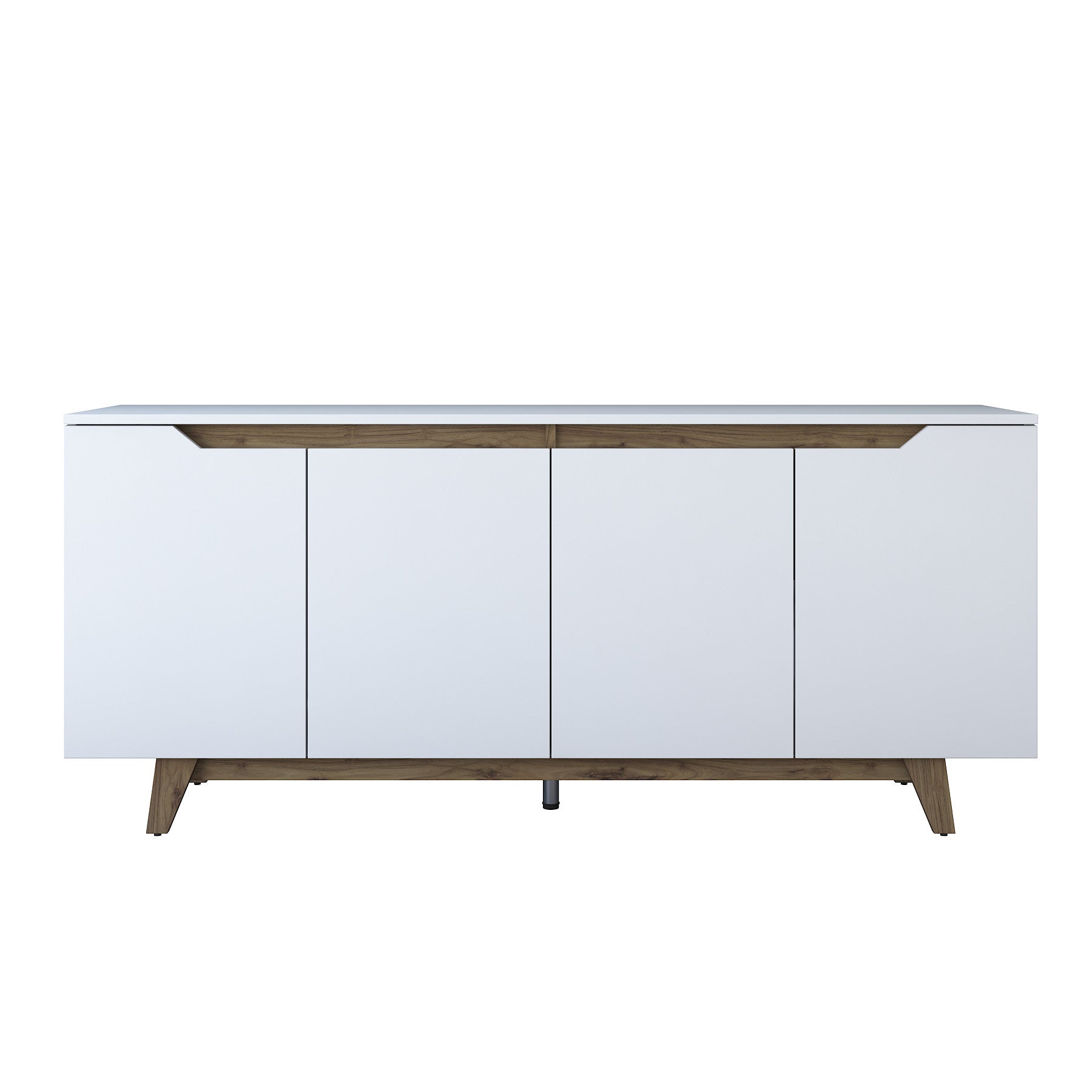 Consoles Gd102 - Blanc / Noyer