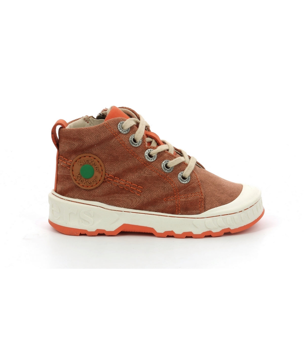 Kickrup High-Top Trainers - Camel - Children
