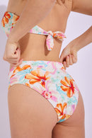 Alia High Waist Briefs - Flower Smock