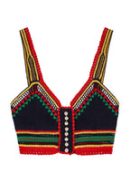 Knit Top - Navy Blue