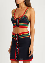 Knit Top - Navy Blue