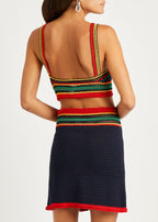 Knit Top - Navy Blue