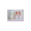 Chaussures Baskets Tennis En Toiles À Lacets Et Élastiques - Brodees Rose Pâle - Mixte