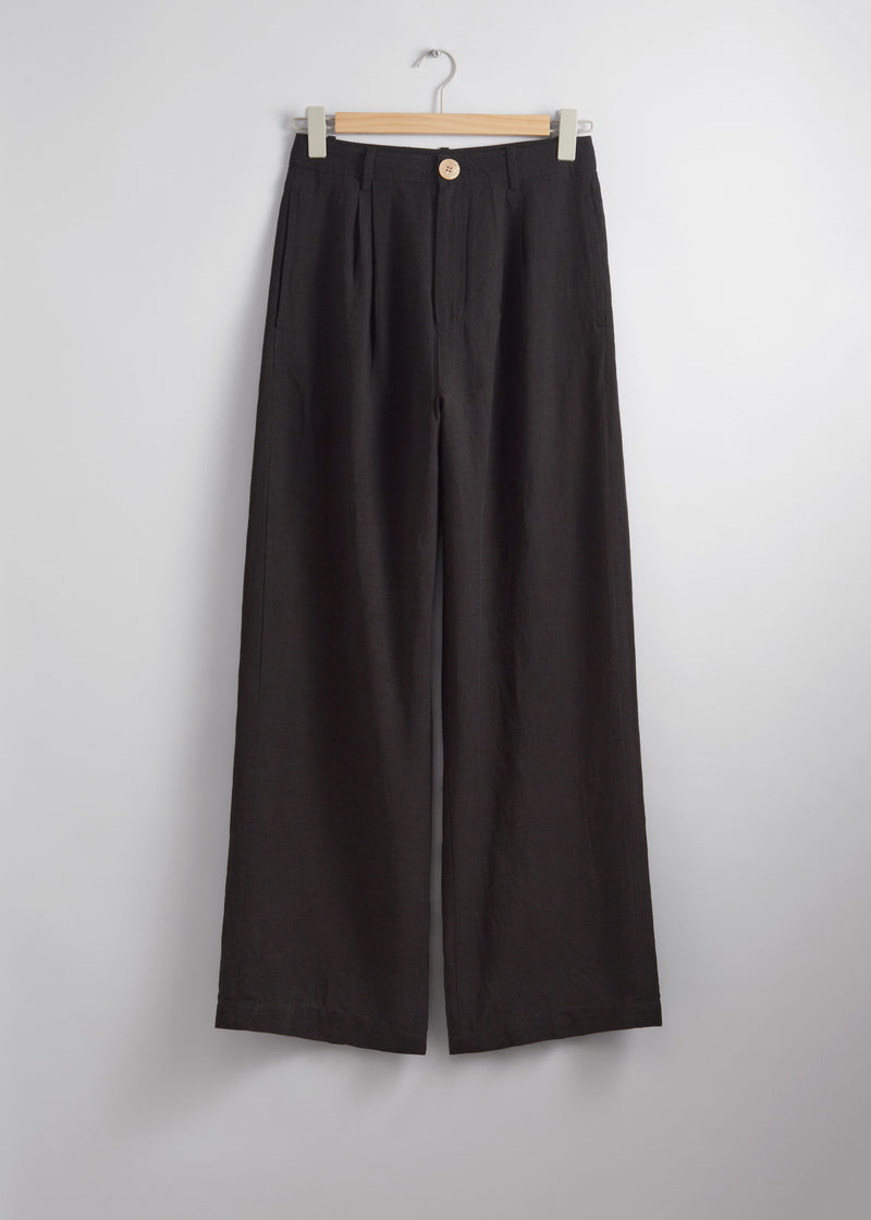 Trousers La Mars Pant New - Black - Women