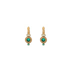 Pendientes Pequeñas Dormilonas Fujita - Verdes