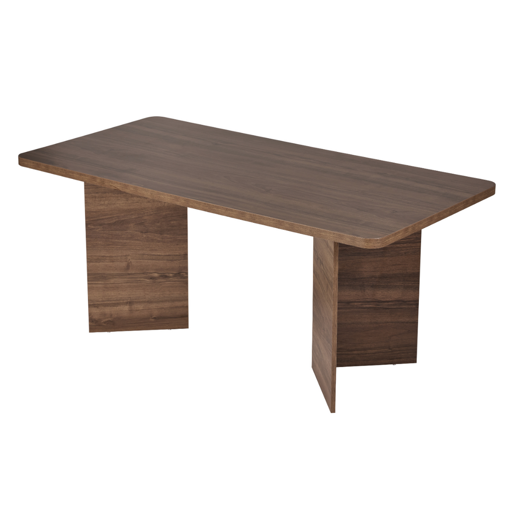 Loft Dining Table Without Extension - Walnut