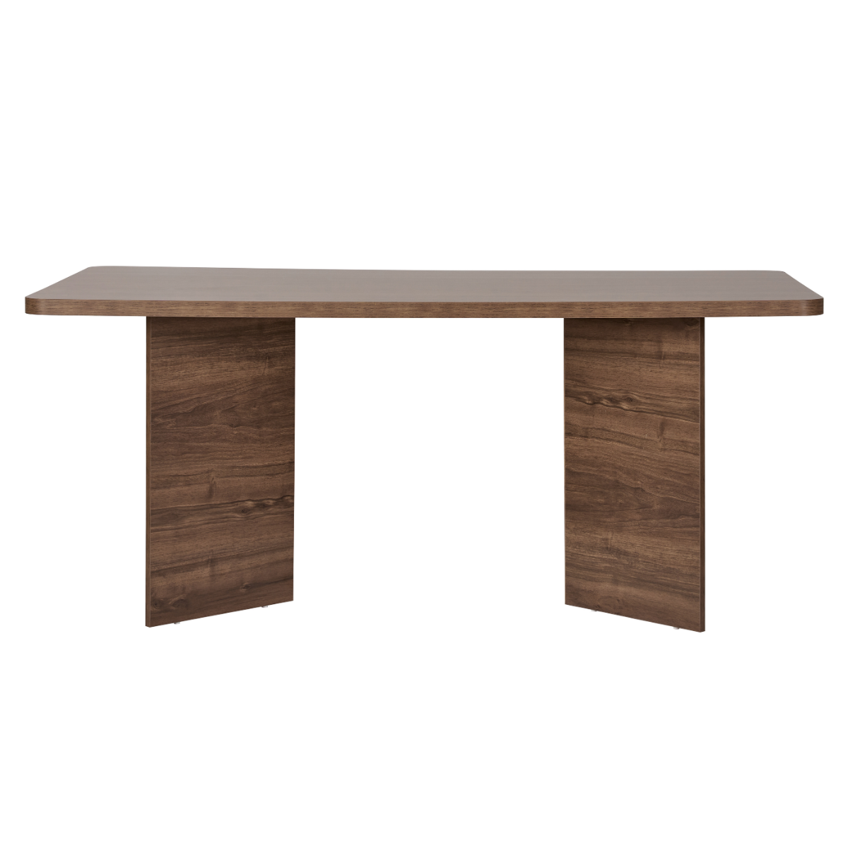 Loft Dining Table Without Extension - Walnut