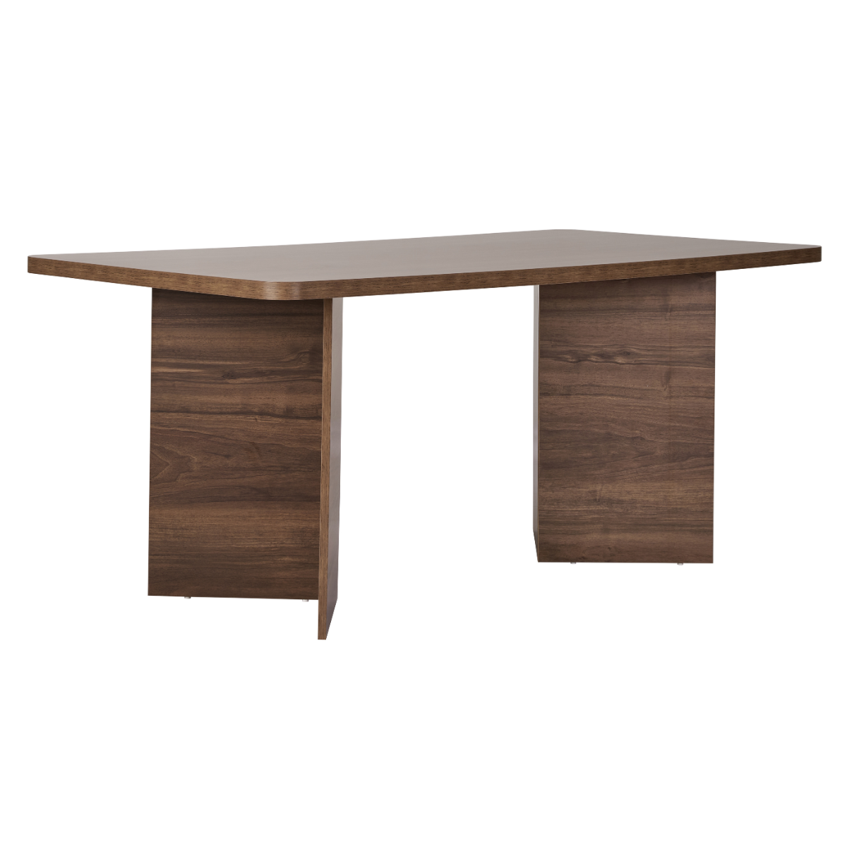 Loft Dining Table Without Extension - Walnut