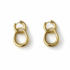 Boucles D'Oreilles Galenia - Doré, Argent Ou Bicolore