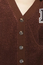 Cárdigan chocolate Jackson Preppy