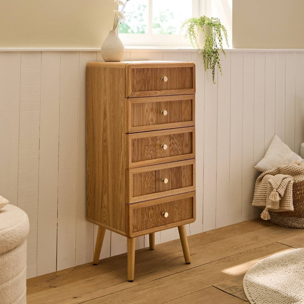 Ava - 5 Drawer Chest - Laminated