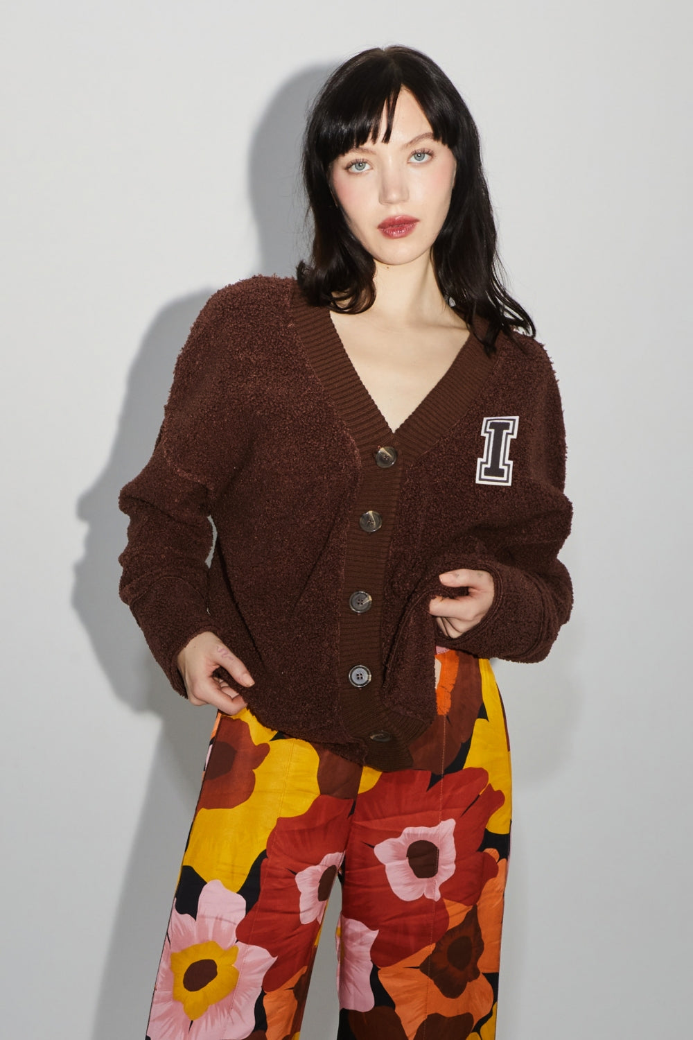 Cárdigan chocolate Jackson Preppy