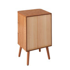 Karl - 3 Drawer Bedside Table - Rounded Edges