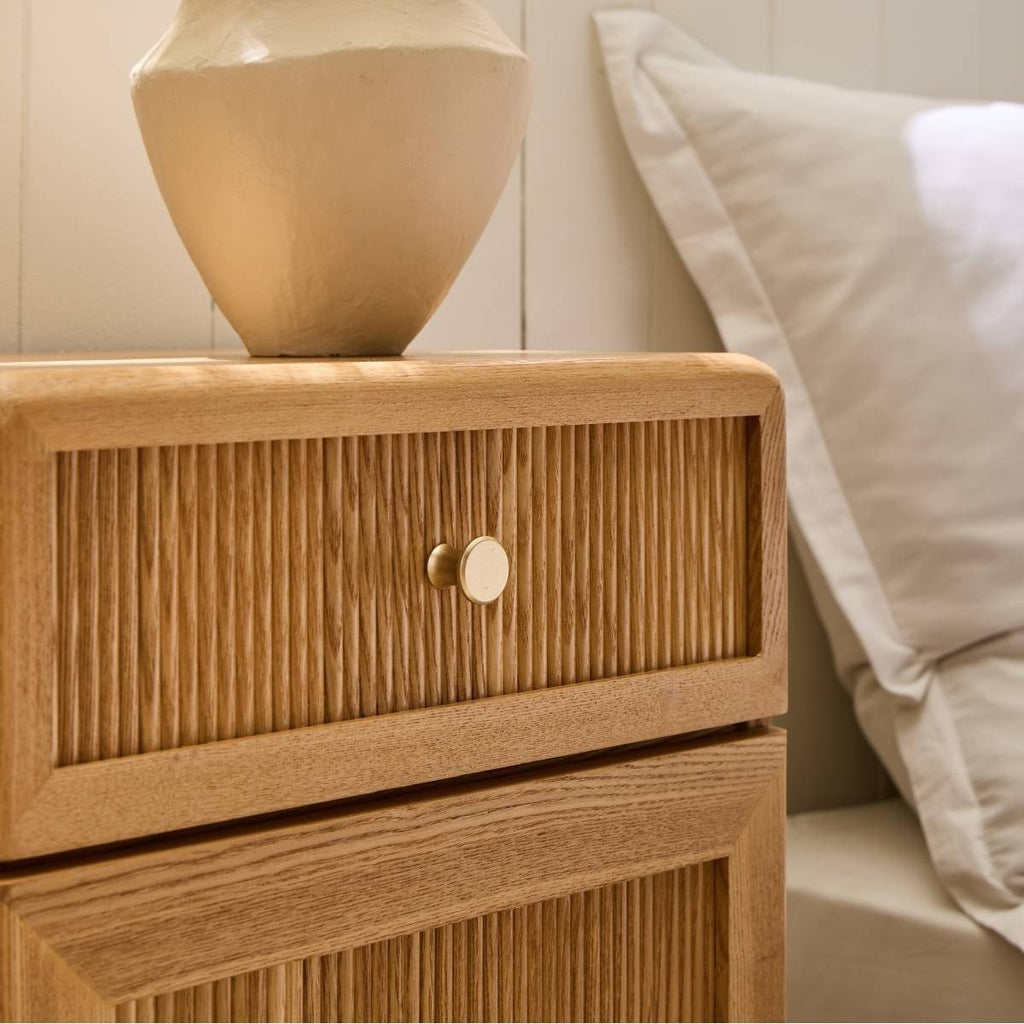 Ava - Bedside table 1 drawer / 1 door - Laminated