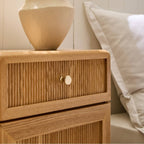 Ava - Bedside table 1 drawer / 1 door - Laminated