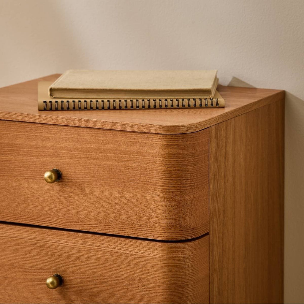 Karl - 5 Drawer Chest - Rounded Edges