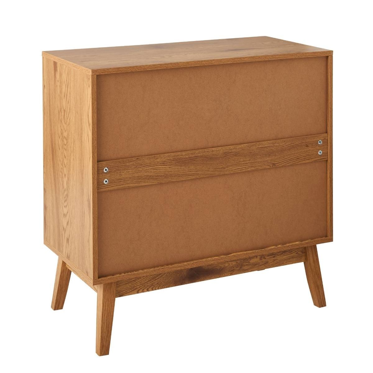 Alia - 3 Drawer Chest - Wood & Rattan