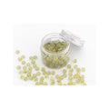 Maceta de Cuentas Letras – Brillo Dorado