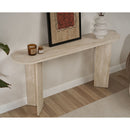 Console D'Entrée Design Sira - Travertin