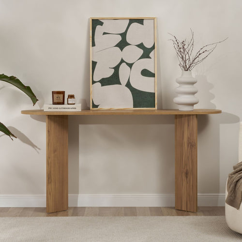 Console D'Entrée Design Sira - Chêne