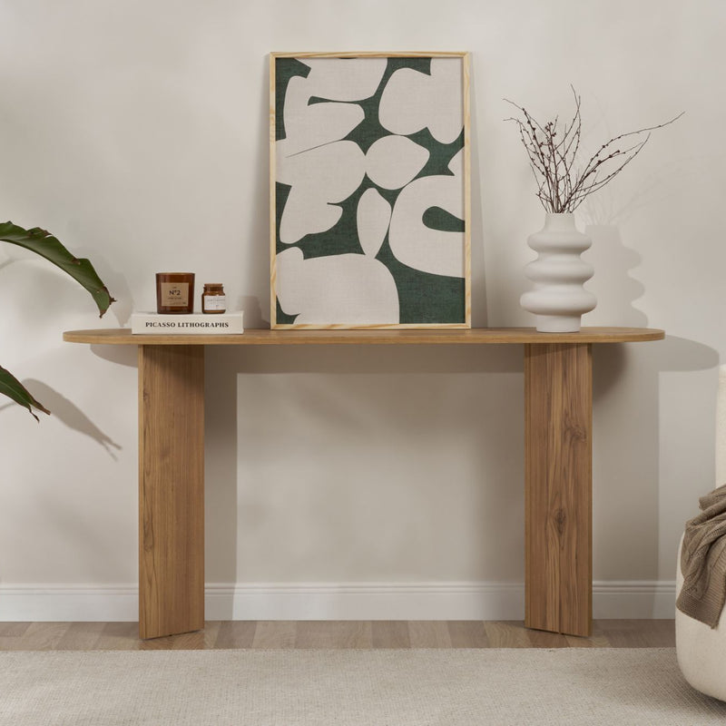Console D'Entrée Design Sira - Chêne