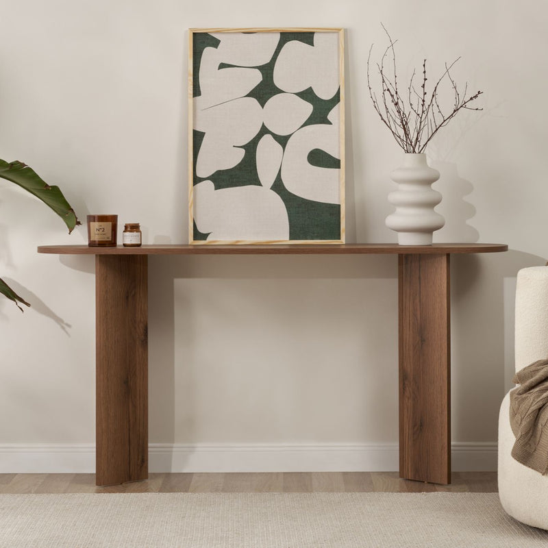 Console D'Entrée Design Sira - Noyer