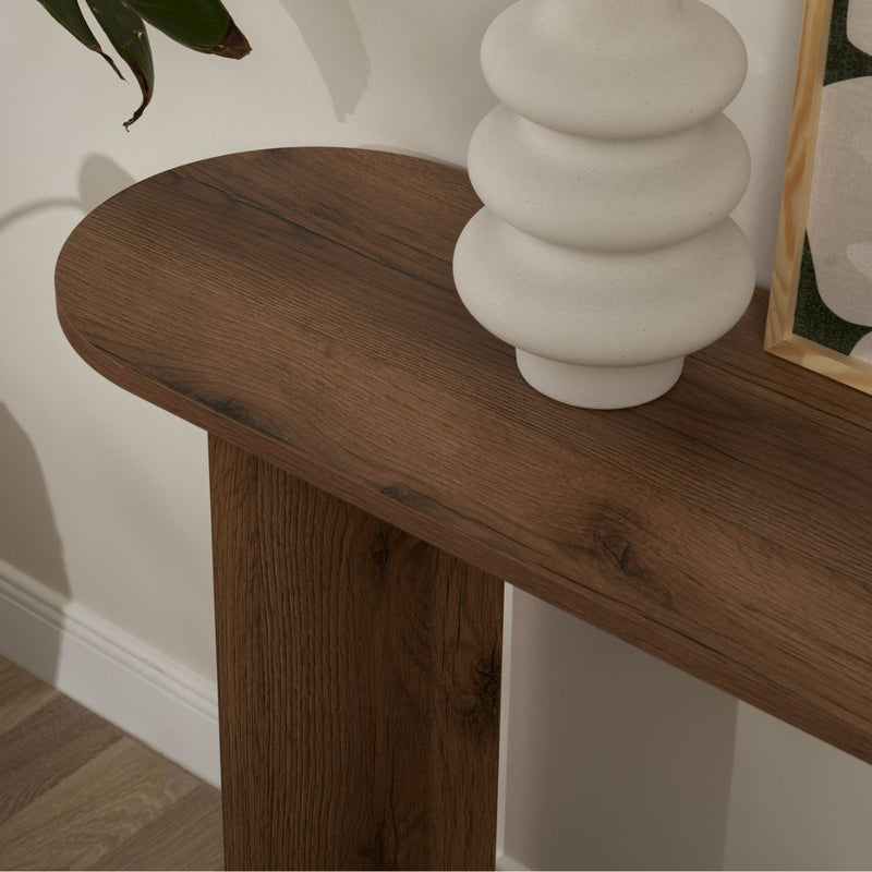 Console D'Entrée Design Sira - Noyer