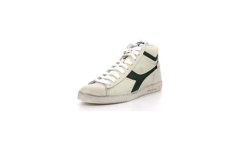 Diadora - Sneakers Haut Game L Hi Waxed - White/Fogliage - Mixte