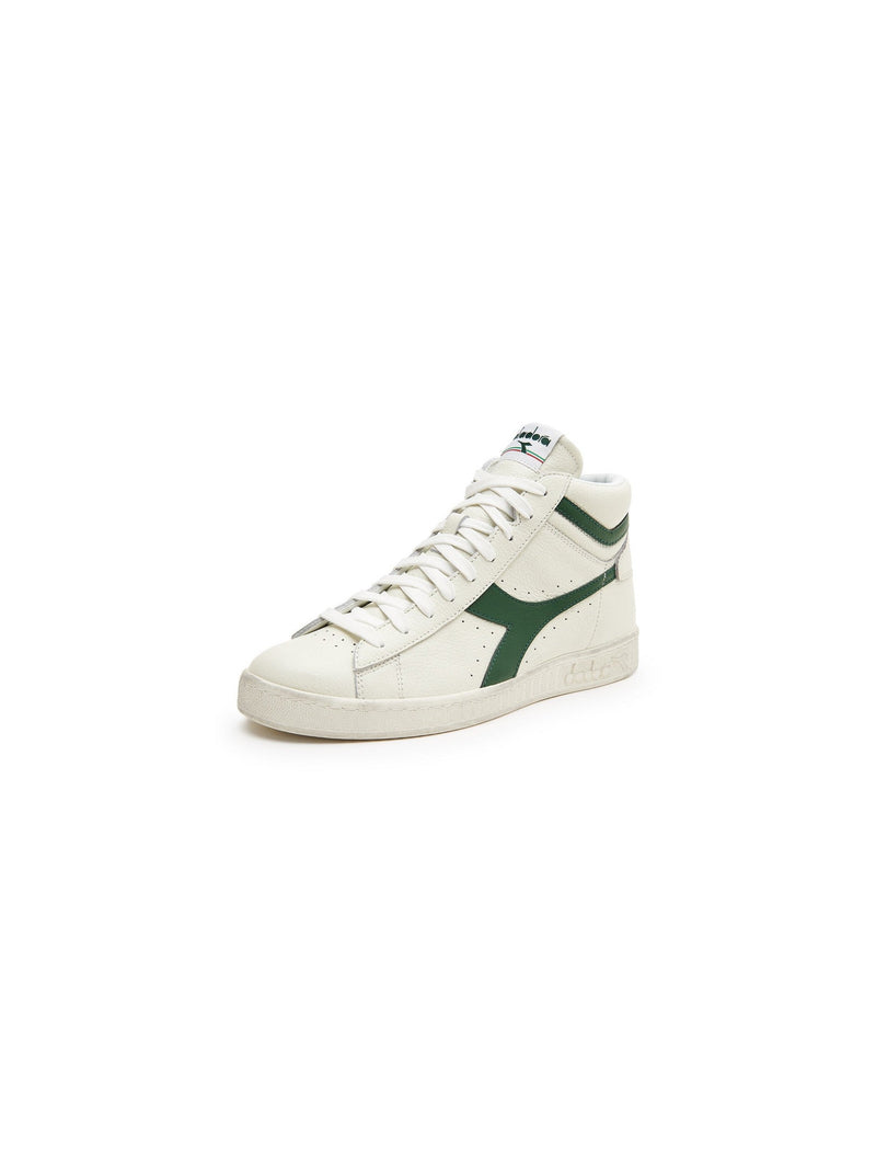 Diadora - Sneakers Haut Game L Hi Waxed - White/Fogliage - Mixte