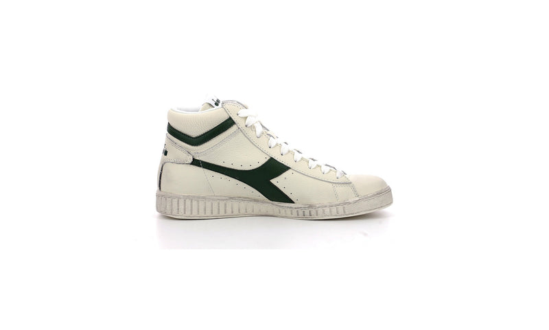 Diadora - Sneakers Haut Game L Hi Waxed - White/Fogliage - Mixte