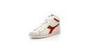 Diadora - Sneakers Haut Game L Hi Waxed - White/Red Pepper - Mixte