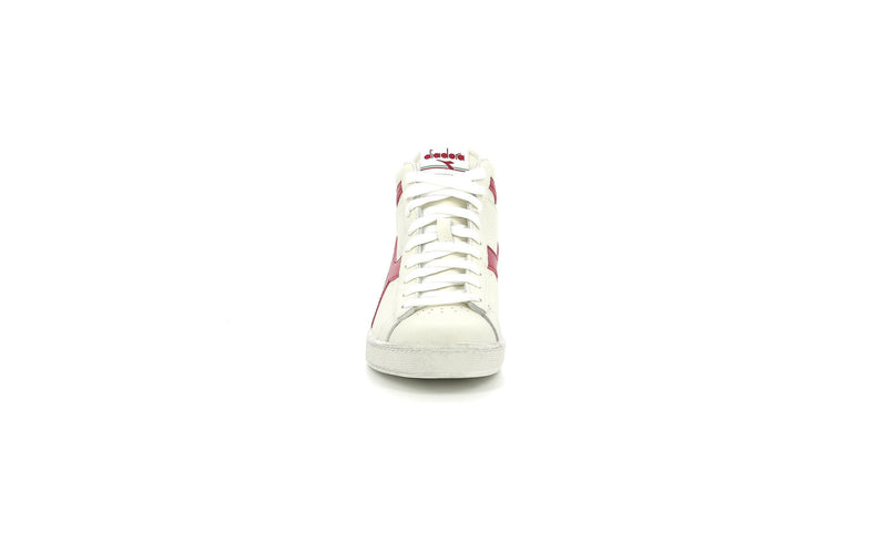 Diadora - Sneakers Haut Game L Hi Waxed - White/Red Pepper - Mixte