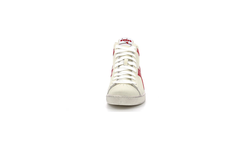 Diadora - Sneakers Haut Game L Hi Waxed - White/Red Pepper - Mixte