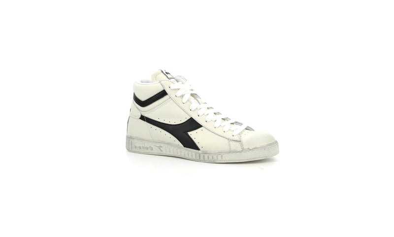 Diadora - Sneakers Haut Game L Hi Waxed - White /Black - Mixte