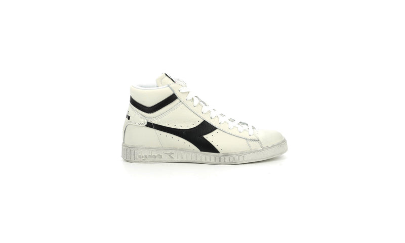 Diadora - Sneakers Haut Game L Hi Waxed - White /Black - Mixte