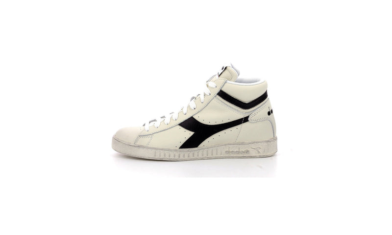 Diadora - Sneakers Haut Game L Hi Waxed - White /Black - Mixte