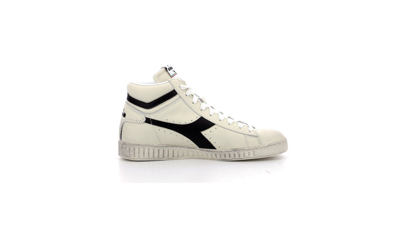 Diadora - Sneakers Haut Game L Hi Waxed - White /Black - Mixte